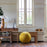 LEIV Fabric Seating Ball <br> Mustard Yellow <br> (Ø 60-65) cm