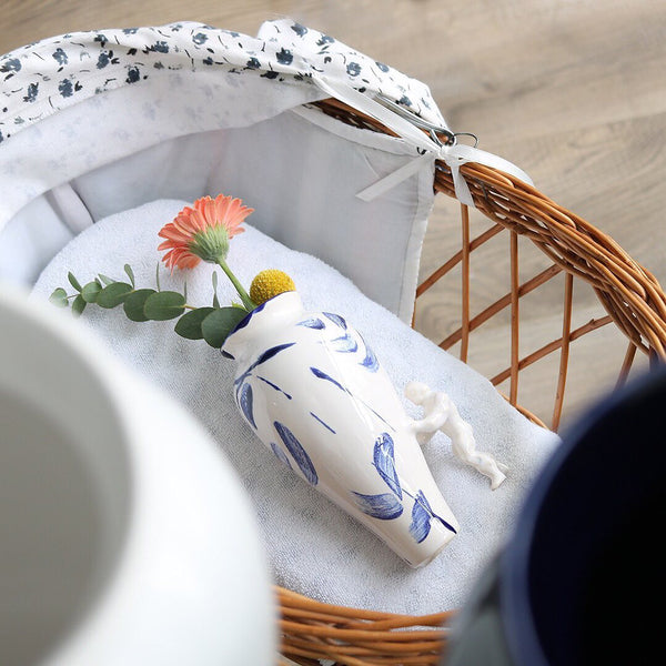 My Superhero Vase <br> Glossy Dutch Blue <br> (H 15) cm