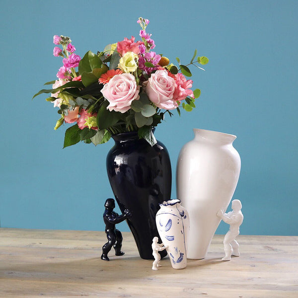 My Superhero Vase <br> Glossy Dutch Blue <br> (H 15) cm