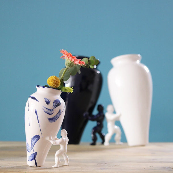 My Superhero Vase <br> Glossy Dutch Blue <br> (H 15) cm