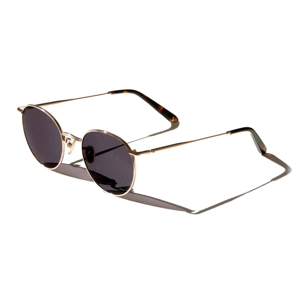 The Rochdale XL <br> Gold Frame <br> Green Solid Lenses