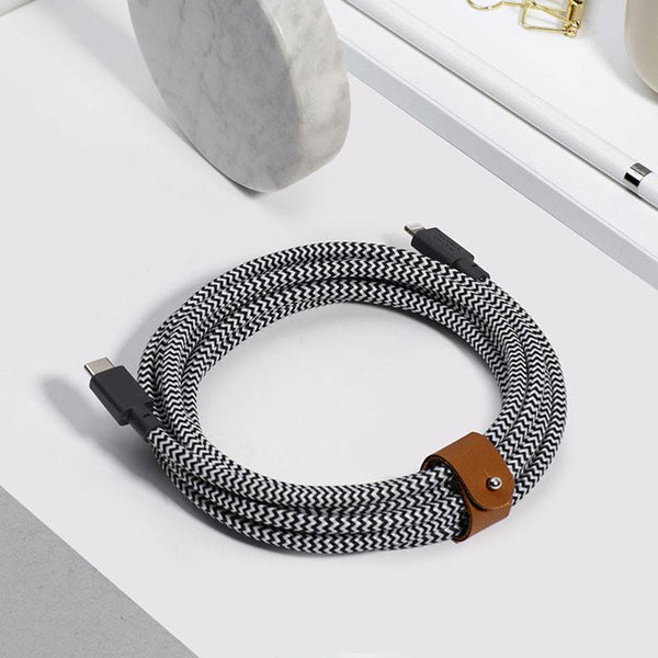 Belt Cable Zebra <br> USB-C to Lightning <br> 3 m