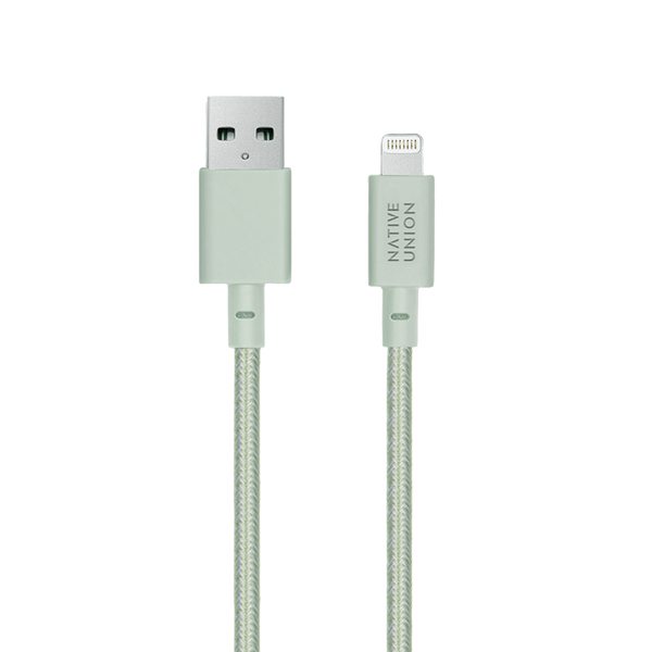 Belt Cable Sage <br> USB-A to Lightning <br> 3 m