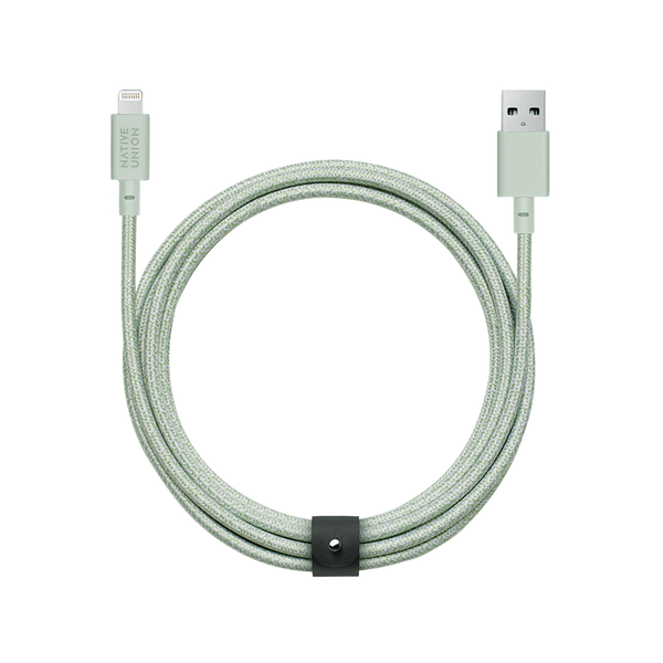 Belt Cable Sage <br> USB-A to Lightning <br> 3 m