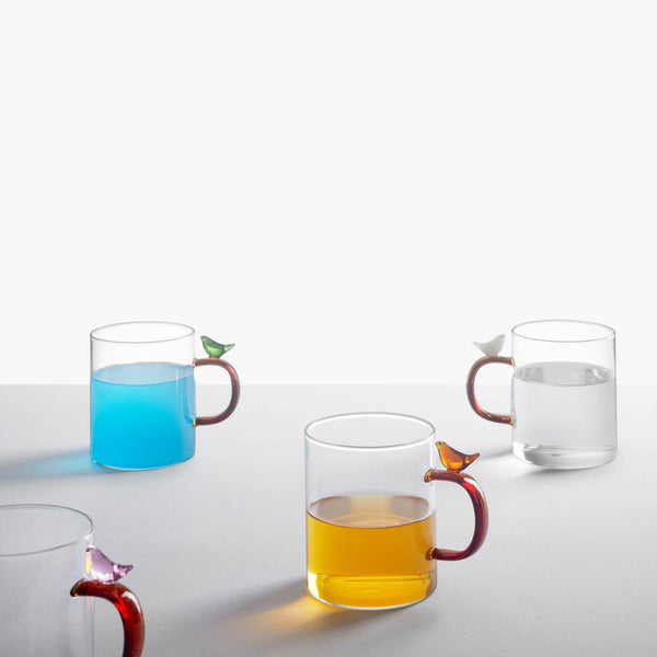 Birds Mug <br> Green Bird <br> 450 ml