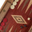 Red Walnut <br> Backgammon Set <br> (47 x 29) cm