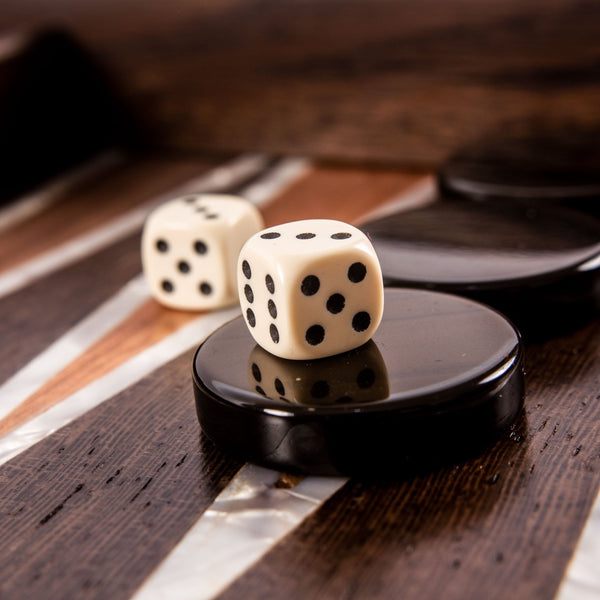 California Walnut Burl <br> Backgammon Set <br> (48 x 30) cm