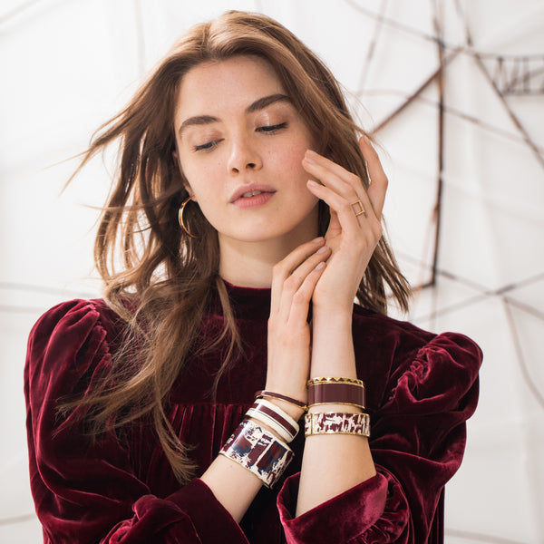 Zef Cuff <br> Dark Red