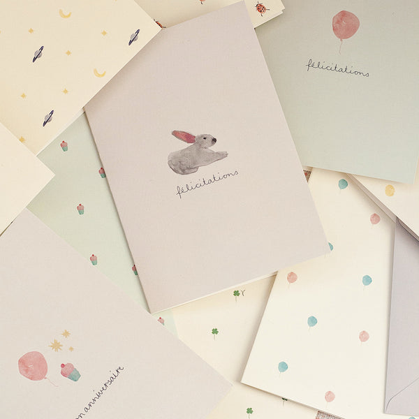 Greeting Card <br> Moons, Stars & Planets