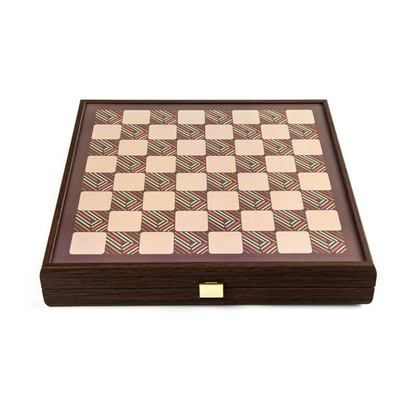 4 in 1 Combo <br> Chess and Backgammon - Ludo and Snakes <br> (34 x 34) cm