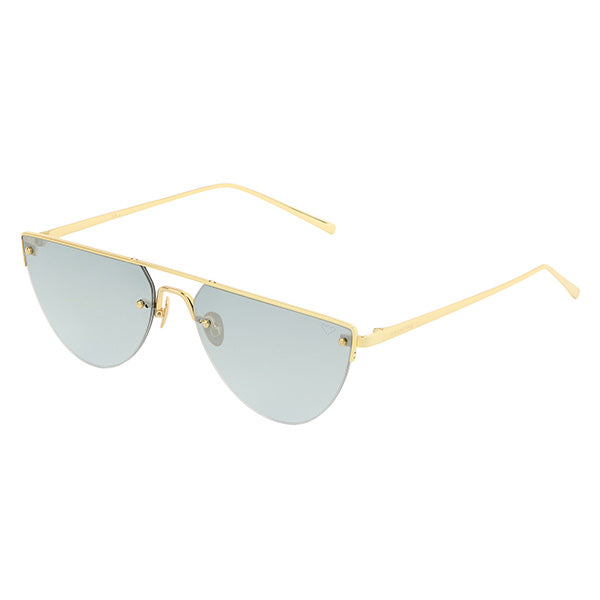 Corsaro Sunglasses <br> Gold Frame <br> Gradient Silver Lenses