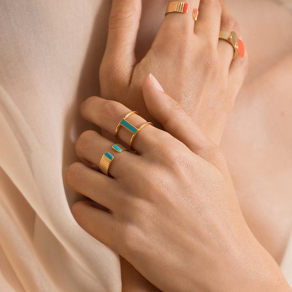 Dimore Ring <br> Turquoise