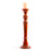 Wooden Candle Holder <br> Orange <br> (Ø 18 x H 61) cm