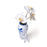 My Superhero Vase <br> Glossy Dutch Blue <br> (H 15) cm