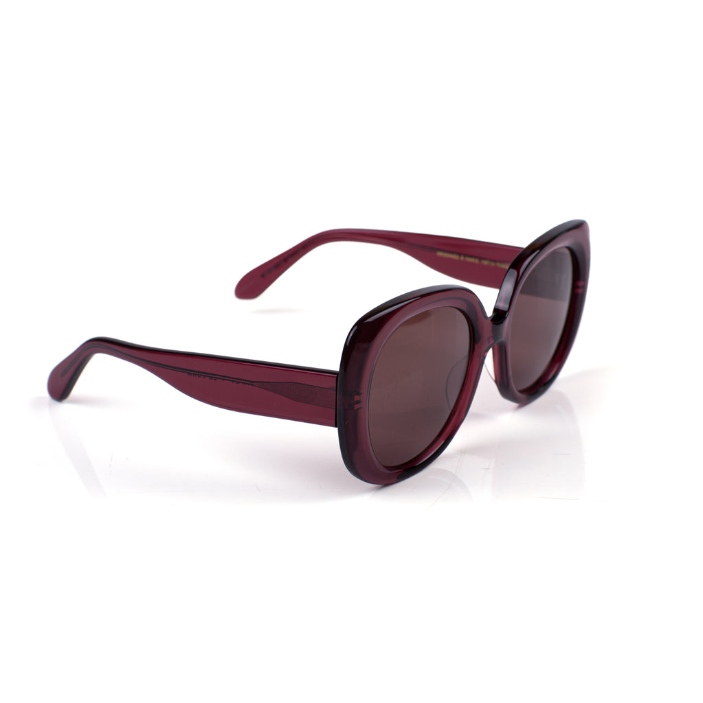 The Rosy Red Frame Brown Lenses — Cities Online Store