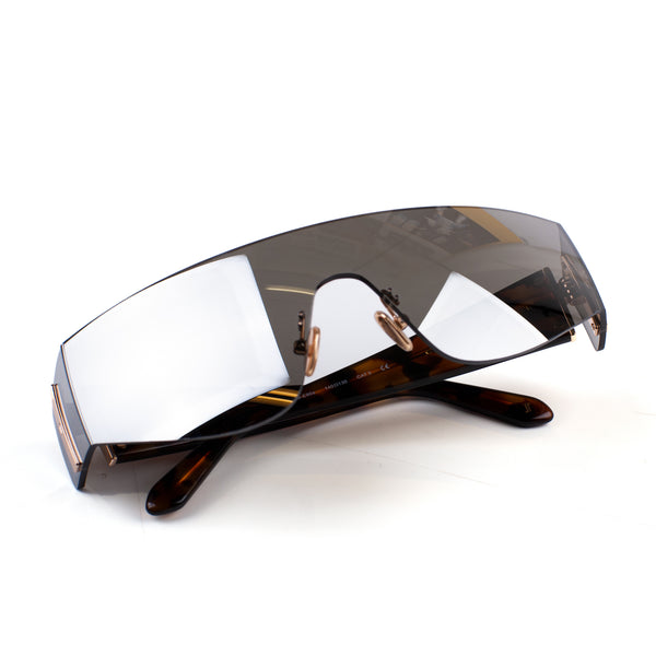 The Rated <br> No Frame <br> Mirror Black Lenses