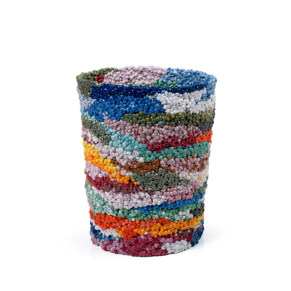 Glossy Bubble Gum Vase <br> (L 19 x W 19 x H 24) cm <br> Limited Edition