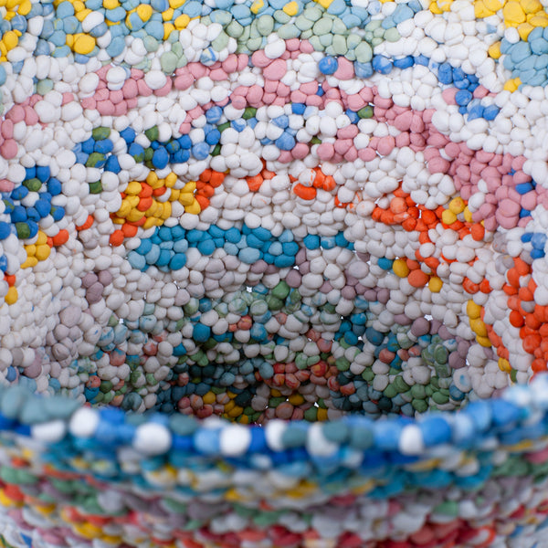 Matt Bubble Gum Vase <br> (L 35 x W 33 x H 37.5) cm <br> Limited Edition