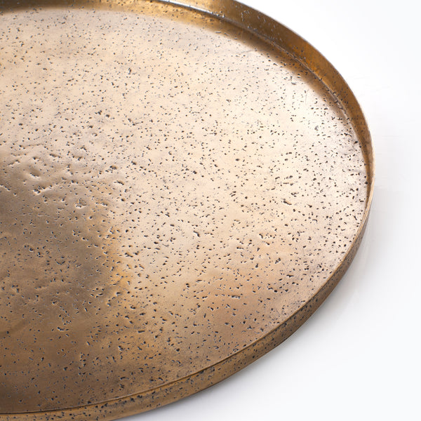 Sand Texture Plate <br> 
(Ø 35 x H 1) cm