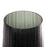 Conical Cutted Vase <br> Grey <br> (Ø 18 x H 23) cm