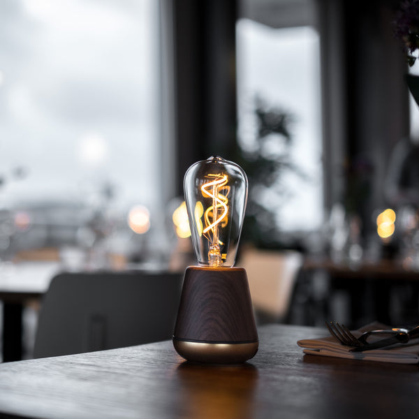 Humble One <br> Rechargeable Table Lamp <br> Walnut