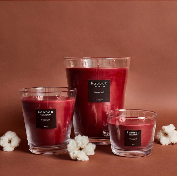 All Seasons Maasai Spirit Candle<br> Ambergris and Piment Bay<br> (H 35) cm
