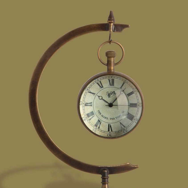 Eye of the Time Clock with Stand <br> (H 17.5) cm