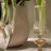 Vase on Foot <br> Gold Luster <br> (D 7.5 x H 25) cm