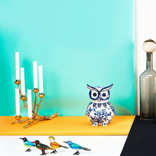 Money Box <br> Owl <br> (L 18.5 x W 15.5 x H 25.5) cm