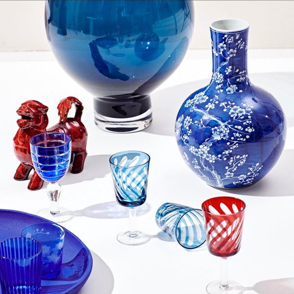 Tubular Tumbler Glass <br> Set of 4 <br> 250 ml