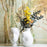 Head Upside Down Vase <br> White <br> (L 20 x W 15 x H 25) cm