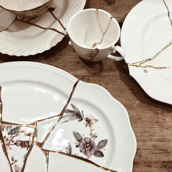 Kintsugi Dinner Plate <br> Design 2