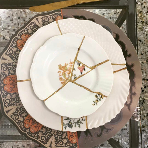 Kintsugi Dinner Plate <br> Design 2