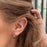 Mini Hoop Earrings <br> Mykonos Blue