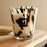 Pearls Black Candle<br> Rose and Ginger<br> (H 8) cm