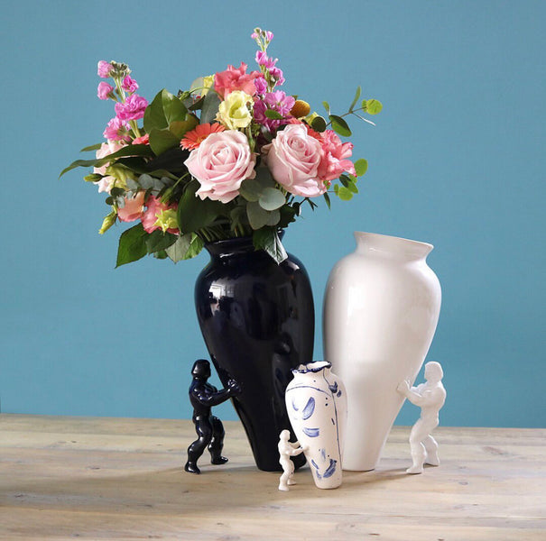 My Superhero Vase<br> Glossy Blue <br> (H 27.5) cm