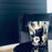 Pearls Black Candle<br> Rose and Ginger<br> (H 8) cm