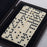 Domino Set <br> Ostrich Tote Wooden Case  <br> (24 x 17) cm