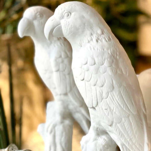 Parrot Statue <br> (L 12 x W 16 x H 35) cm