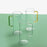Tube Jug <br> Clear/Green <br> 1.2 Liters
