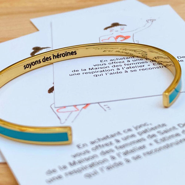 Thin Cuff <br> Lagoon Blue <br> Limited Edition