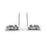 Aluminum Car Bookends <br> (L 13.5 x H 19) cm