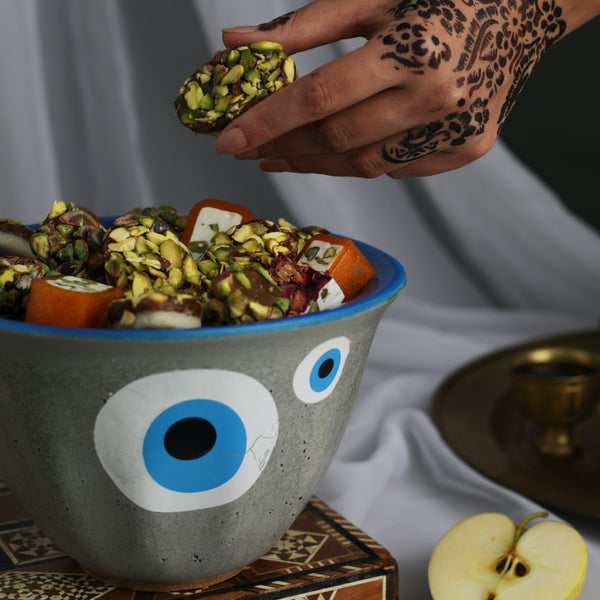 Fenjan Decorative Container <br> Kharzé Edition <br> (Ø 21 x H 13.5) cm