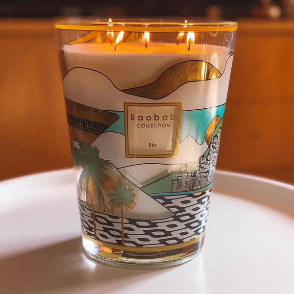 Cities Rio Candle <br> Bergamot, Cardamom, Musk <br> Limited Edition <br> (H 35) cm