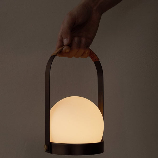 Carrie Table LED Lamp <br> Matte Black <br> (Ø 13.5 x H 24.5) cm