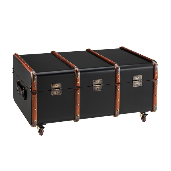 Stateroom Trunk Table <br> Black <br> (L 82 x H 46) cm