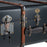 Stateroom Trunk Table <br> Black <br> (L 82 x H 46) cm