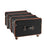 Stateroom Trunk Table <br> Black <br> (L 82 x H 46) cm