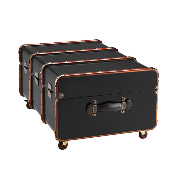 Stateroom Trunk Table <br> Black <br> (L 82 x H 46) cm