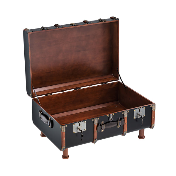 Stateroom Trunk Table <br> Black <br> (L 82 x H 46) cm